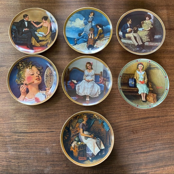 NORMAN ROCKWELL Lot of Decorative Plates - Picture 11 of 13
